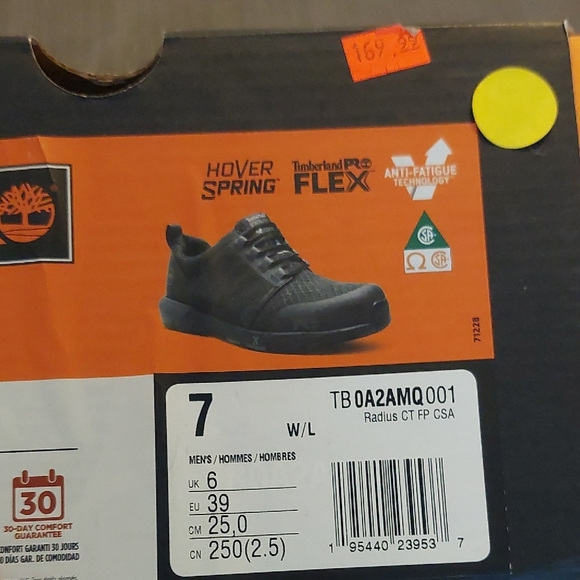 Timberland PRO Men's/Women's Black Athletic-Style Safety Shoes - Picture 5 of 8